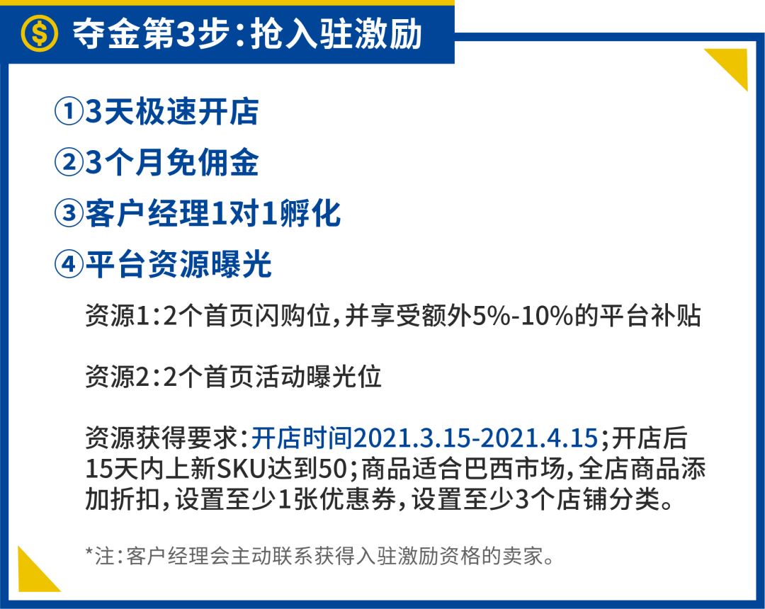 跨境招商新政策! Shopee巴西站开放入驻, 10大招商类目, 3天开店3个月免佣