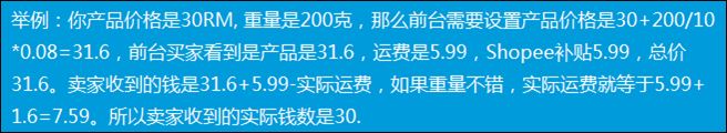 Shopee马来西亚SLS运费及开通指南