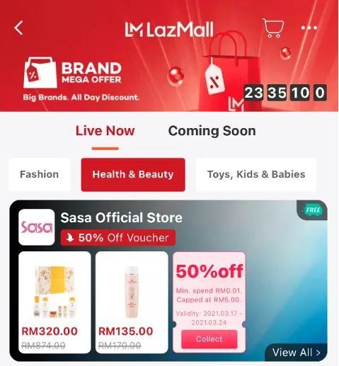 莎莎入驻Lazada，Bday前2小时成交额暴涨21倍！