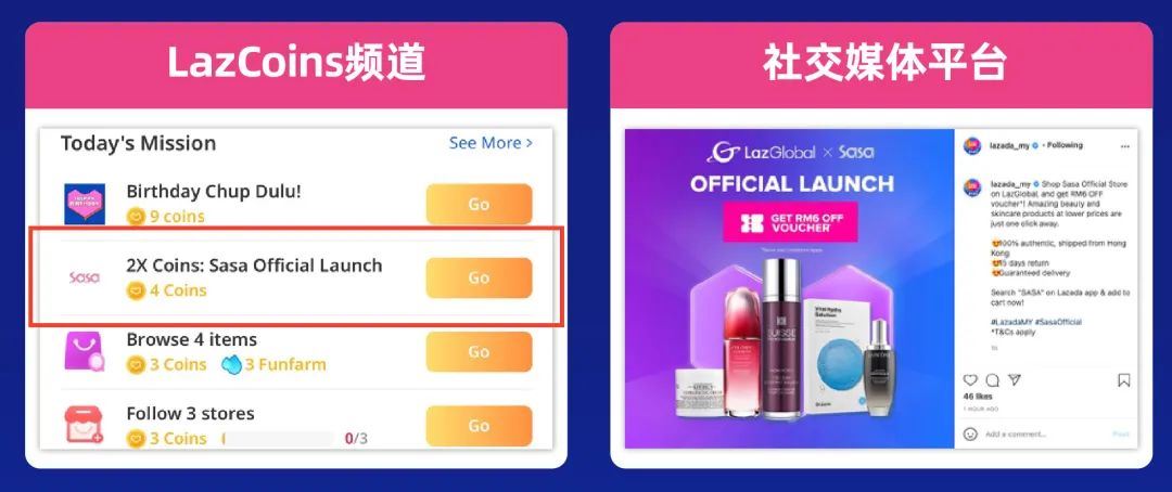 莎莎入驻Lazada，Bday前2小时成交额暴涨21倍！