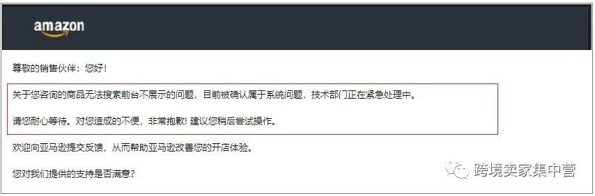 最近几天，你的产品在亚马逊是不是也搜索不到了？