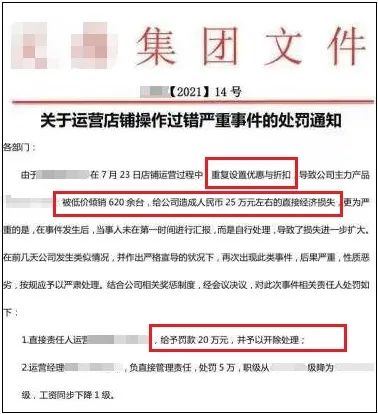 折扣不慎叠加，直接损失25万？