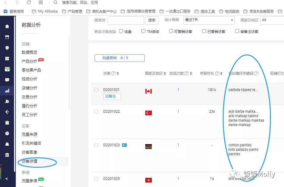 阿里国际站的关键词在哪里看到（阿里巴巴国际站关键词整理表）